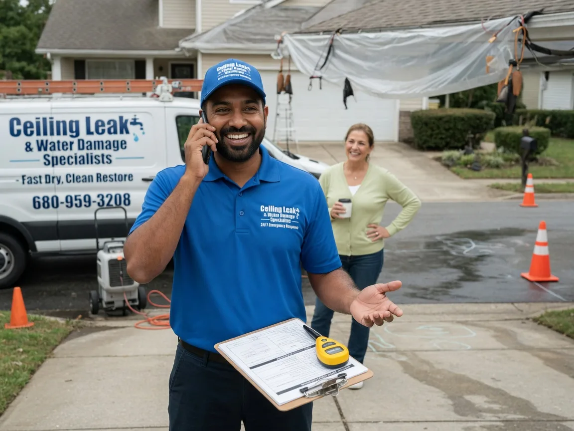 Ceiling Leak Cleanup Popejoy, IA FAQs